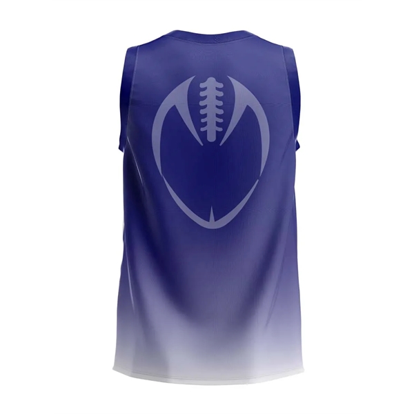 Full Dye Sub Workout Shirt - Crew Neck - Varsity Pattern - Full Dye Sub Workout Shirt - Crew Neck - Varsity Pattern - Image 3 of 3