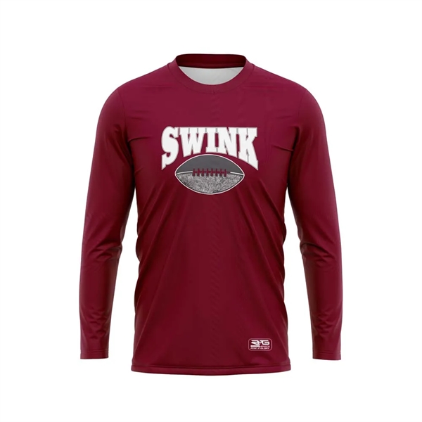 Full Dye Sub Long Sleeve Jersey - Varsity Pattern - Full Dye Sub Long Sleeve Jersey - Varsity Pattern - Image 0 of 1