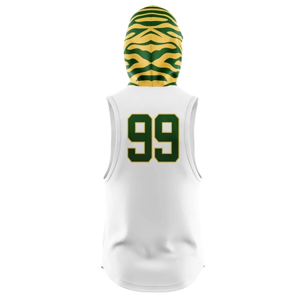 Full Dye Sub Pullover Hooded Jersey - Sleeveless - Full Dye Sub Pullover Hooded Jersey - Sleeveless - Image 1 of 3