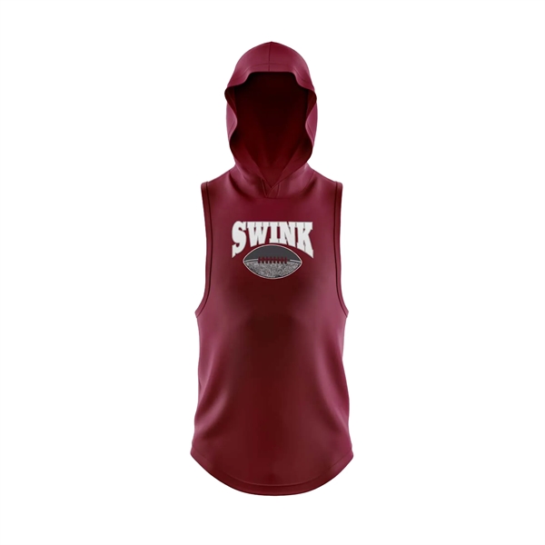 Full Dye Sub Pullover Hooded Jersey - Sleeveless - Full Dye Sub Pullover Hooded Jersey - Sleeveless - Image 2 of 3