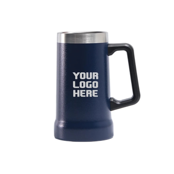 24oz Stainless Steel Beer Mug - 24oz Stainless Steel Beer Mug - Image 0 of 3