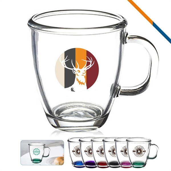 Roward Glass Coffee Mugs - 11.75 OZ. - Roward Glass Coffee Mugs - 11.75 OZ. - Image 0 of 9