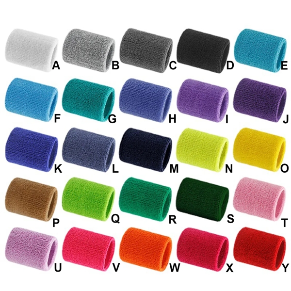 Absorbent Elastic Sports Wristband - Absorbent Elastic Sports Wristband - Image 3 of 4