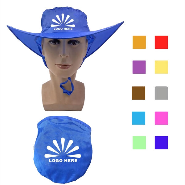 Foldable Cowboy Hat with Pouch - Foldable Cowboy Hat with Pouch - Image 0 of 0