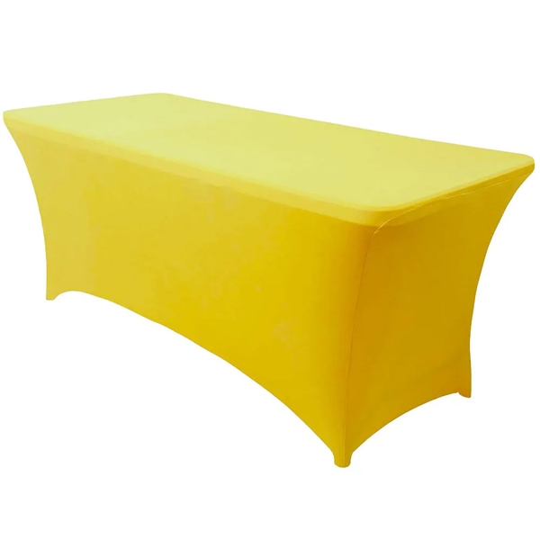 6' Premium Elastic Table Cover(3-Sided) - 6' Premium Elastic Table Cover(3-Sided) - Image 8 of 11