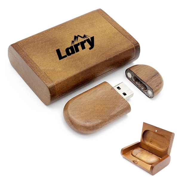 Gift Wooden 64Gb Usb 2.0 Flash Drive - Gift Wooden 64Gb Usb 2.0 Flash Drive - Image 0 of 1