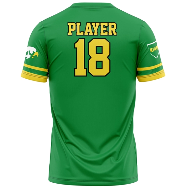 Full Dye Sub Baseball/Softball Two Button Jersey - Pro-Line - Full Dye Sub Baseball/Softball Two Button Jersey - Pro-Line - Image 1 of 5