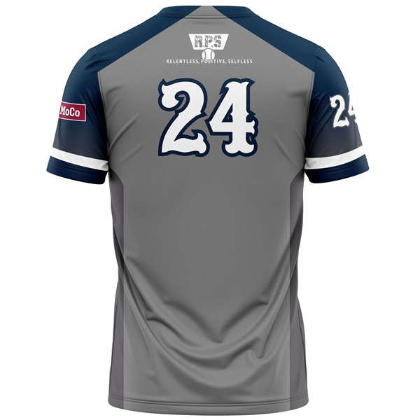 Full Dye Sub Baseball/Softball Two Button Jersey - Pro-Line - Full Dye Sub Baseball/Softball Two Button Jersey - Pro-Line - Image 3 of 5