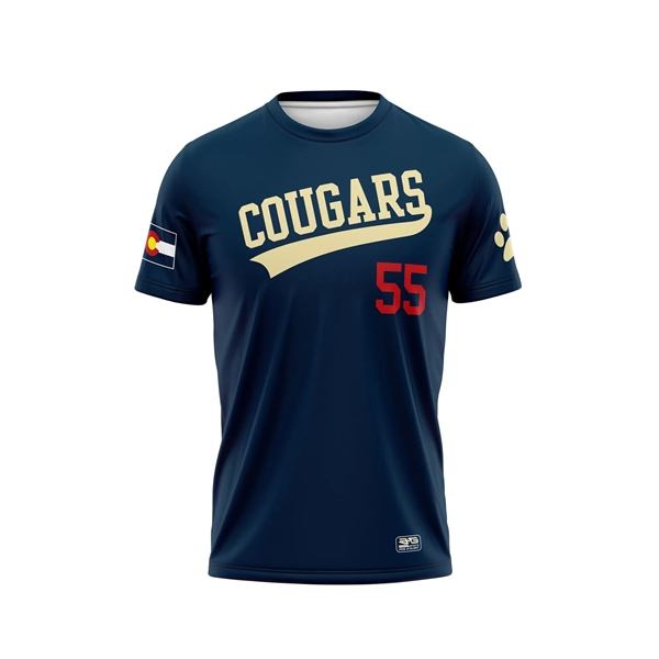 Full Dye Sub Baseball/Softball Short Sleeve Pullover Jersey - Full Dye Sub Baseball/Softball Short Sleeve Pullover Jersey - Image 0 of 5
