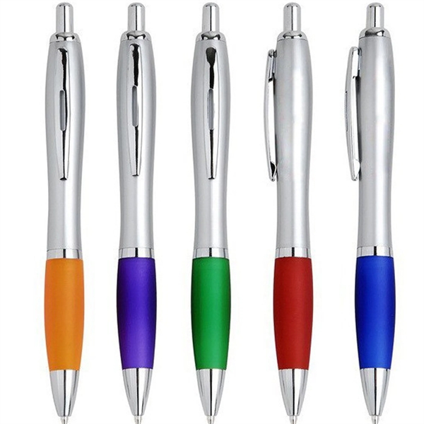 Plastic Pressing Ballpoint Pen - Plastic Pressing Ballpoint Pen - Image 1 of 2