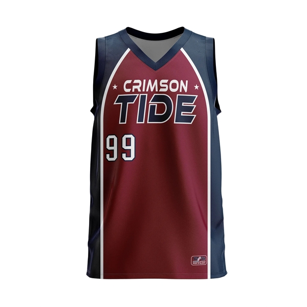 Full Dye Sub Baseball/Softball Pullover Jersey - V-Neck - Full Dye Sub Baseball/Softball Pullover Jersey - V-Neck - Image 0 of 3