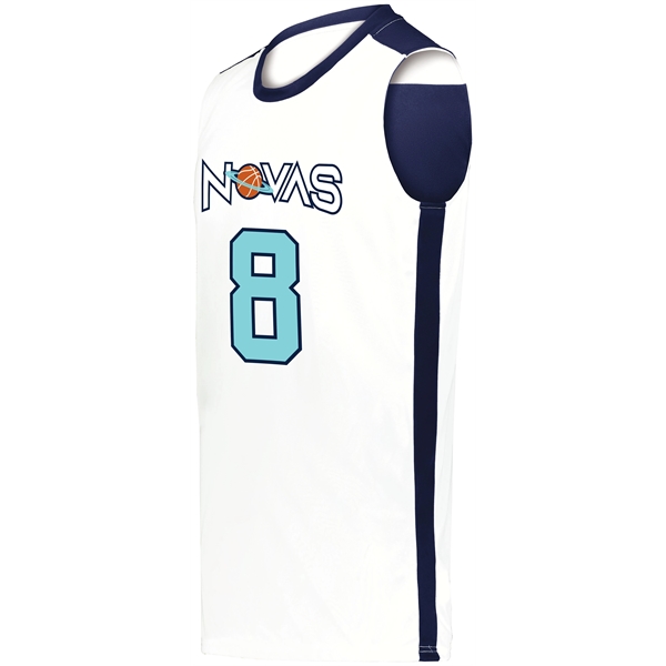 Youth Swish Reversible Basketball Jersey - Youth Swish Reversible Basketball Jersey - Image 10 of 14