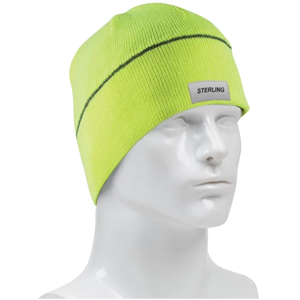 Winter Beanie with Reflective Stripe - Winter Beanie with Reflective Stripe - Image 0 of 1