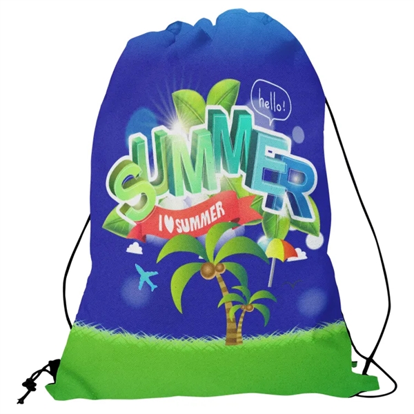 Custom Thin Cord Drawstring Backpack - Custom Thin Cord Drawstring Backpack - Image 2 of 10