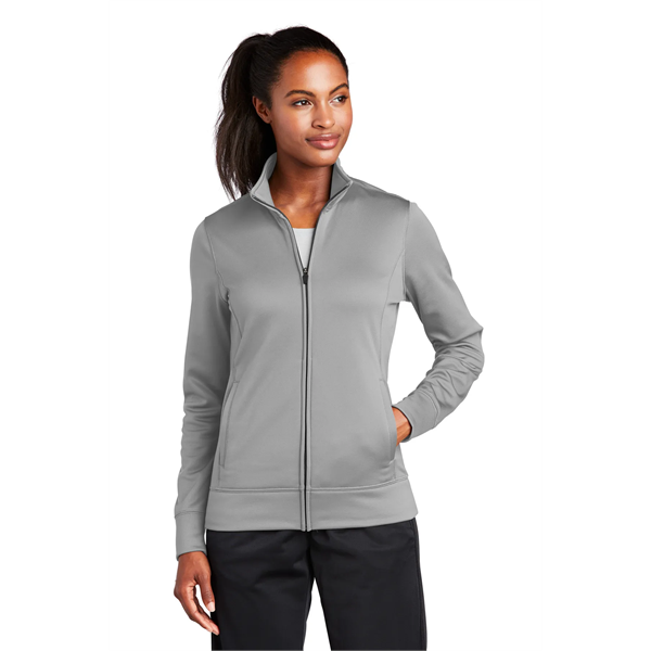 Sport-Tek Women's Sport-Wick Fleece Full-Zip Jacket. - Sport-Tek Women's Sport-Wick Fleece Full-Zip Jacket. - Image 42 of 56