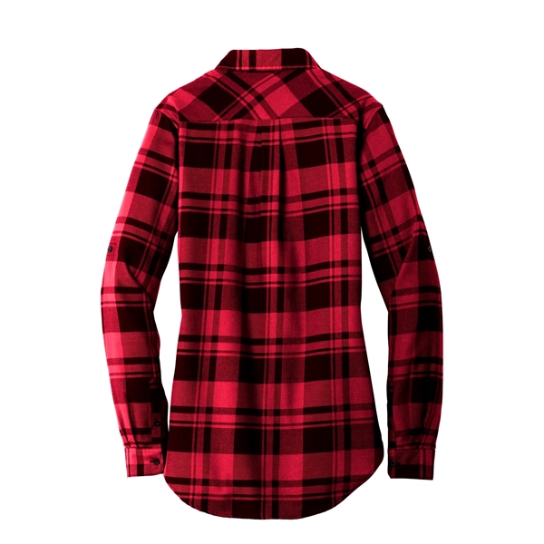 Port Authority Women's Plaid Flannel Tunic . - Port Authority Women's Plaid Flannel Tunic . - Image 19 of 32