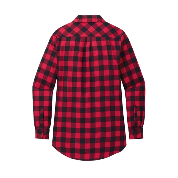 Port Authority Women's Plaid Flannel Tunic . - Port Authority Women's Plaid Flannel Tunic . - Image 27 of 32