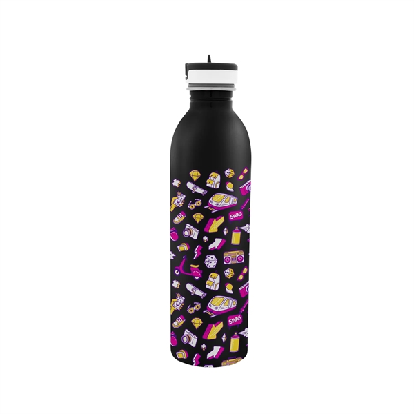 24 Oz. Full Color Stainless Steel Newcastle Bottle - 24 Oz. Full Color Stainless Steel Newcastle Bottle - Image 6 of 8