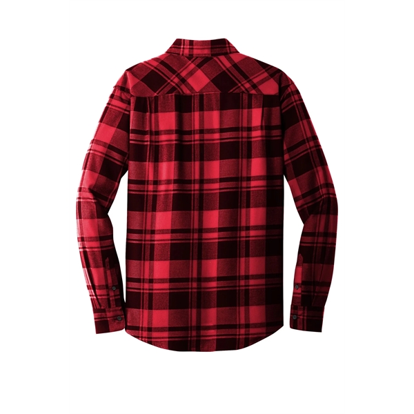 Port Authority Plaid Flannel Shirt. - Port Authority Plaid Flannel Shirt. - Image 18 of 47