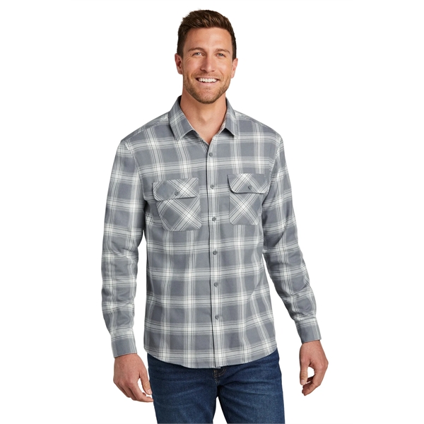 Port Authority Plaid Flannel Shirt. - Port Authority Plaid Flannel Shirt. - Image 33 of 47