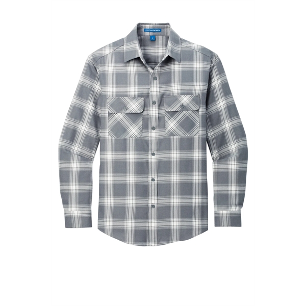 Port Authority Plaid Flannel Shirt. - Port Authority Plaid Flannel Shirt. - Image 36 of 47