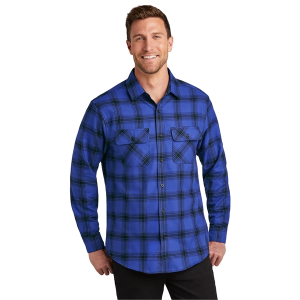 Port Authority Plaid Flannel Shirt. - Port Authority Plaid Flannel Shirt. - Image 43 of 47