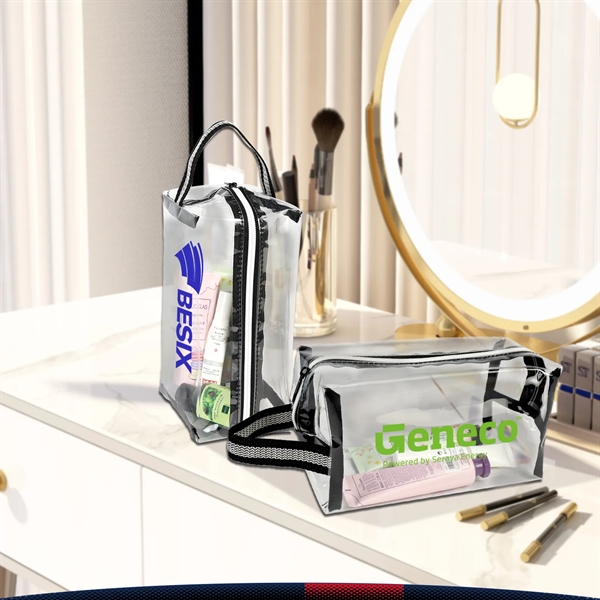 Aanze Clear Makeup Bag - Aanze Clear Makeup Bag - Image 1 of 3