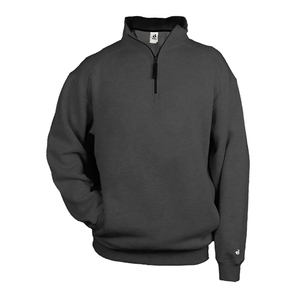 Badger Quarter-Zip Fleece Pullover - Badger Quarter-Zip Fleece Pullover - Image 4 of 18