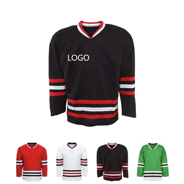 Ice Hockey Jersey with Lace Collar - Ice Hockey Jersey with Lace Collar - Image 0 of 4