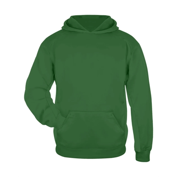 Badger Youth Performance Fleece Hooded Sweatshirt - Badger Youth Performance Fleece Hooded Sweatshirt - Image 33 of 36