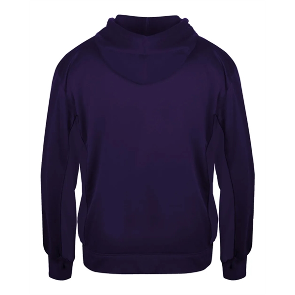 Badger Youth Performance Fleece Hooded Sweatshirt - Badger Youth Performance Fleece Hooded Sweatshirt - Image 27 of 36