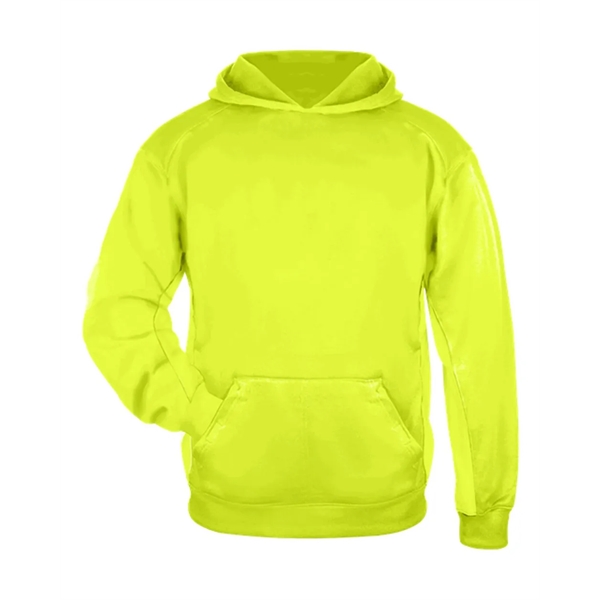 Badger Youth Performance Fleece Hooded Sweatshirt - Badger Youth Performance Fleece Hooded Sweatshirt - Image 34 of 36