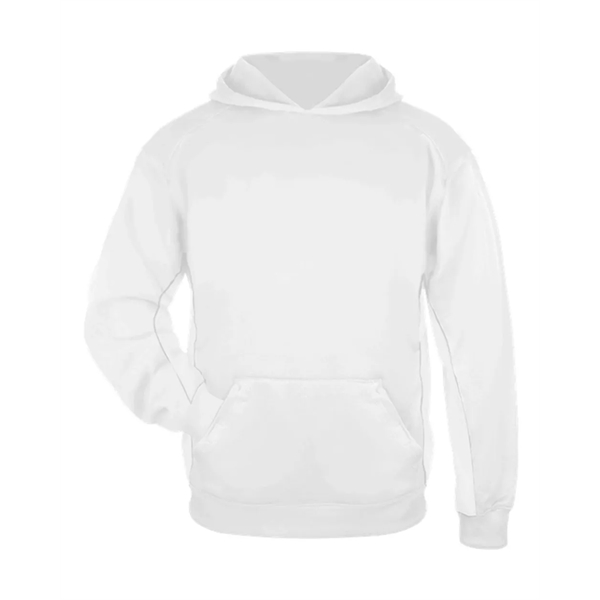 Badger Youth Performance Fleece Hooded Sweatshirt - Badger Youth Performance Fleece Hooded Sweatshirt - Image 28 of 36