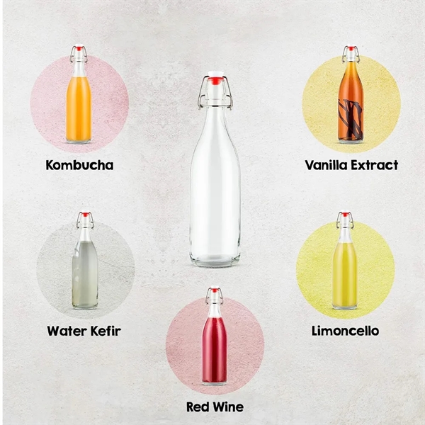 33oz. Swing Top Brewing Bottle with Airtight Stopper - 33oz. Swing Top Brewing Bottle with Airtight Stopper - Image 3 of 3