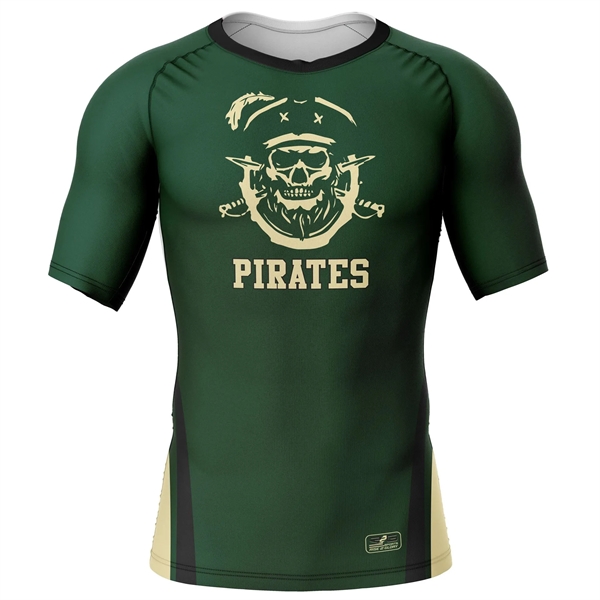 Full Dye Sub Compression Shirt - Short Sleeves - Adult/Youth - Full Dye Sub Compression Shirt - Short Sleeves - Adult/Youth - Image 2 of 5