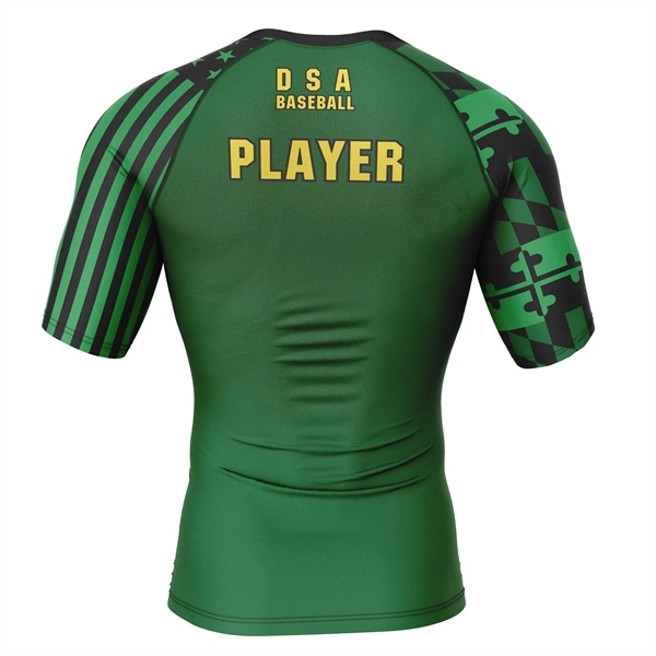 Full Dye Sub Compression Shirt - Short Sleeves - Adult/Youth - Full Dye Sub Compression Shirt - Short Sleeves - Adult/Youth - Image 5 of 5