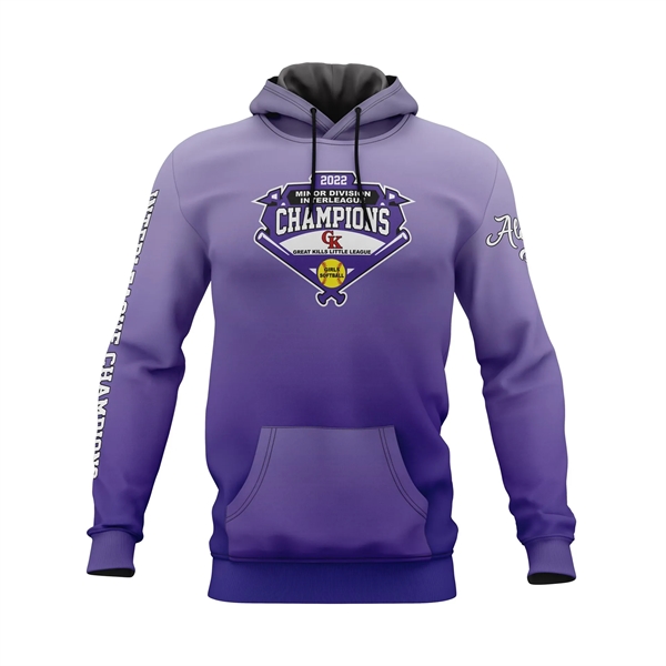 Full Dye Sub Hoodie - Adult/Youth - Full Dye Sub Hoodie - Adult/Youth - Image 2 of 5