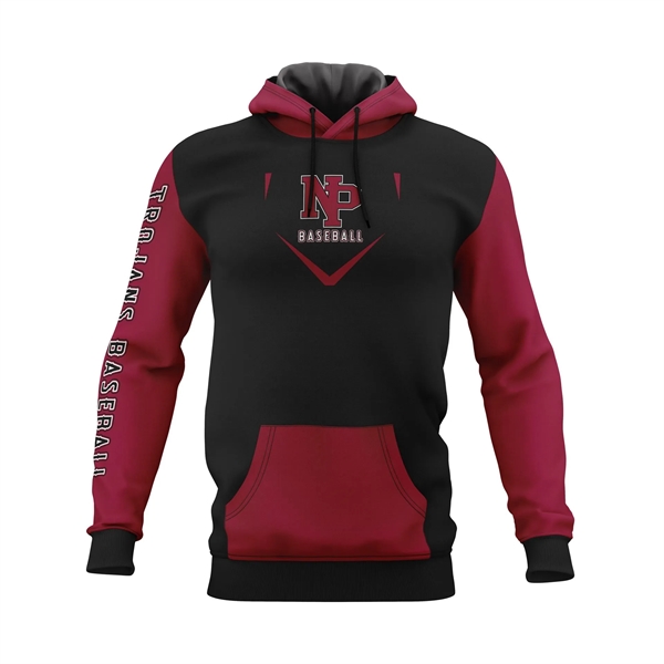 Full Dye Sub Hoodie - Adult/Youth - Full Dye Sub Hoodie - Adult/Youth - Image 4 of 5