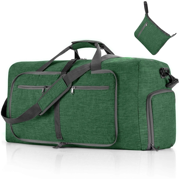 Foldable Duffel Bag 65L With Shoes Compartment - Foldable Duffel Bag 65L With Shoes Compartment - Image 4 of 5
