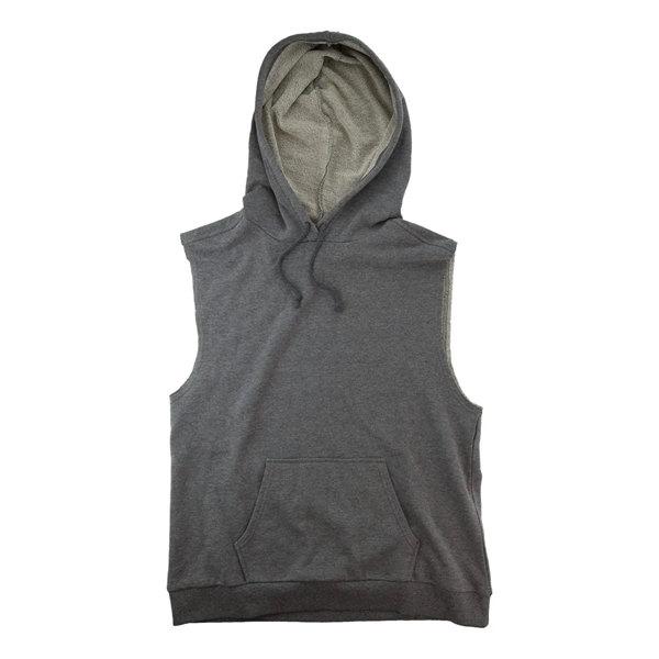 Boxercraft Youth Stadium Hooded Sleeveless Sweatshirt - Boxercraft Youth Stadium Hooded Sleeveless Sweatshirt - Image 2 of 2