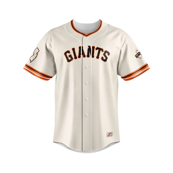 Sublimated Baseball/Softball Faux Full Button Short Sleeve - Sublimated Baseball/Softball Faux Full Button Short Sleeve - Image 0 of 3