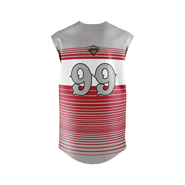 Sublimated Baseball/Softball Faux Full Button Sleeveless - Sublimated Baseball/Softball Faux Full Button Sleeveless - Image 1 of 5
