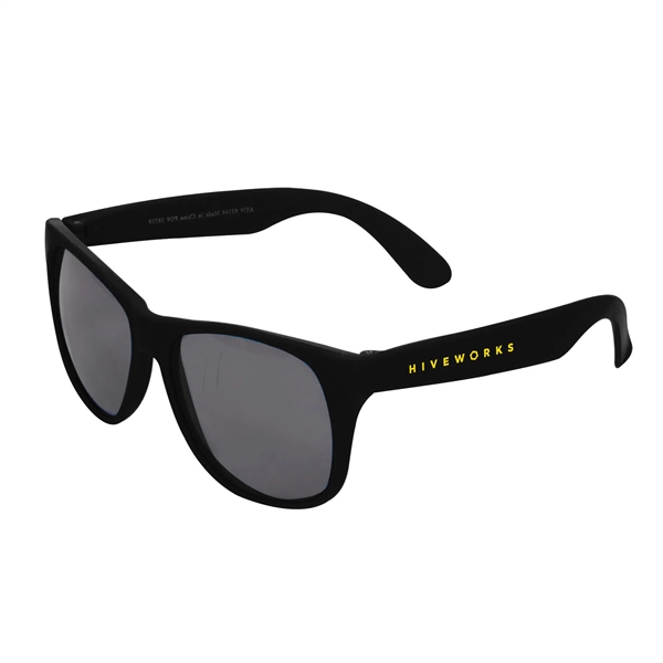 Single Color Matte Sunglasses - Single Color Matte Sunglasses - Image 8 of 9