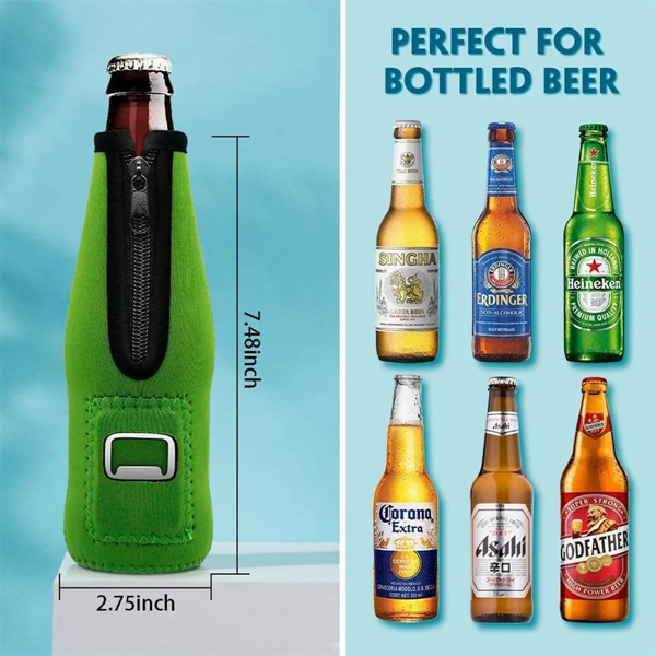 Bottle Cooler With Opener - Bottle Cooler With Opener - Image 1 of 3