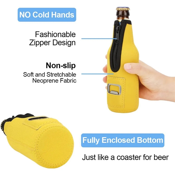 Bottle Cooler With Opener - Bottle Cooler With Opener - Image 3 of 3