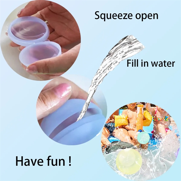 Reusable Water Balloons For Party Fun Swimming - Reusable Water Balloons For Party Fun Swimming - Image 2 of 2