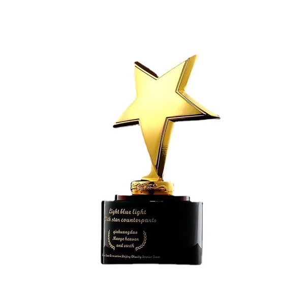 Children's Mini Metal Crystal Trophies Kids' Miniature Award - Children's Mini Metal Crystal Trophies Kids' Miniature Award - Image 2 of 4