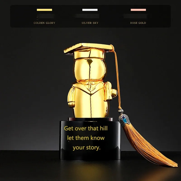 Children's Mini Metal Crystal Trophies Kids' Miniature Award - Children's Mini Metal Crystal Trophies Kids' Miniature Award - Image 4 of 4