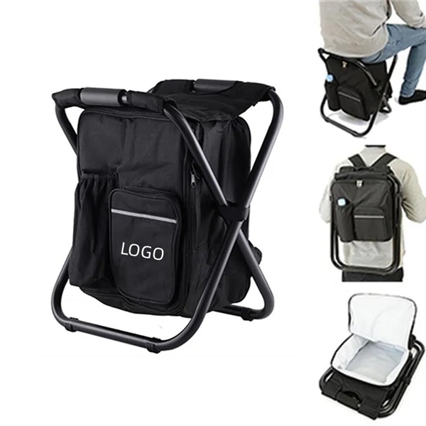 Foldable Beach Chair Cooler Backpack - Foldable Beach Chair Cooler Backpack - Image 0 of 3