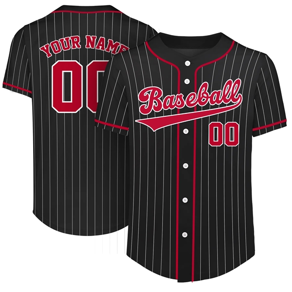 Custom Button Down Baseball Jersey (Full Dye Sublimation) - Custom Button Down Baseball Jersey (Full Dye Sublimation) - Image 4 of 35